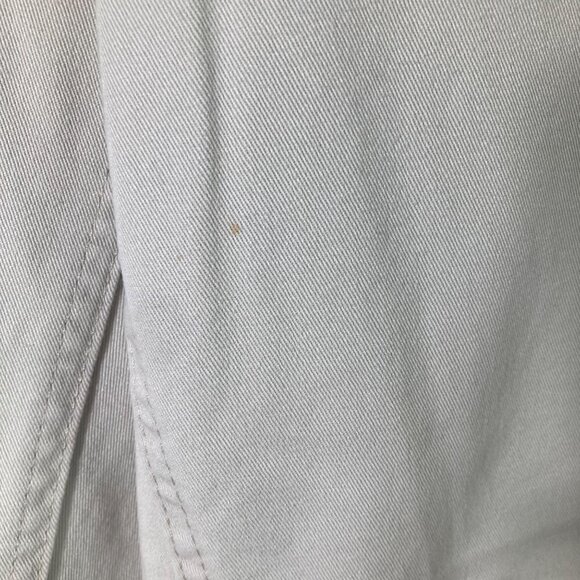 Womens Vintage Riveted Lee Beige Wide Leg Adjustable Back Skater Jean 14M - Picture 9 of 10